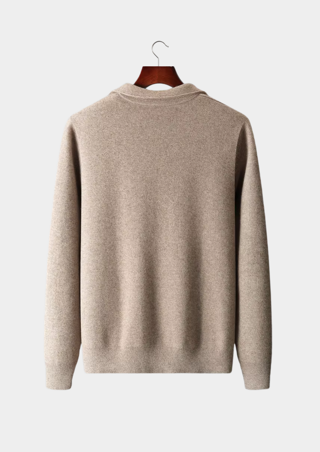 Stylish men's zip-up sweater. Ideal for casual, smart casual, and business casual fashion.