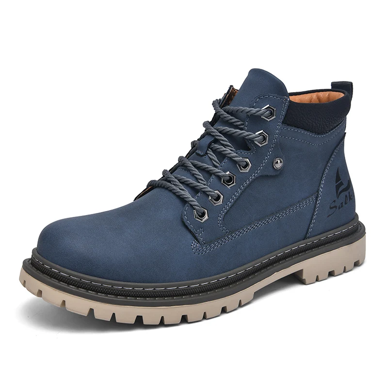 Mens adventure footwear: rugged all-terrain boots for challenging hikes & stylish urban comfort.