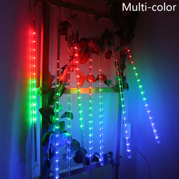 Mesmerizing LED snowfall lights transform any space into a magical winter scene. Ideal for Christmas & holiday party decor.