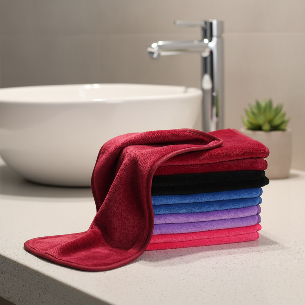 MicroVelvet microfiber cleaning cloth, highly absorbent & lint-free for household and kitchen.