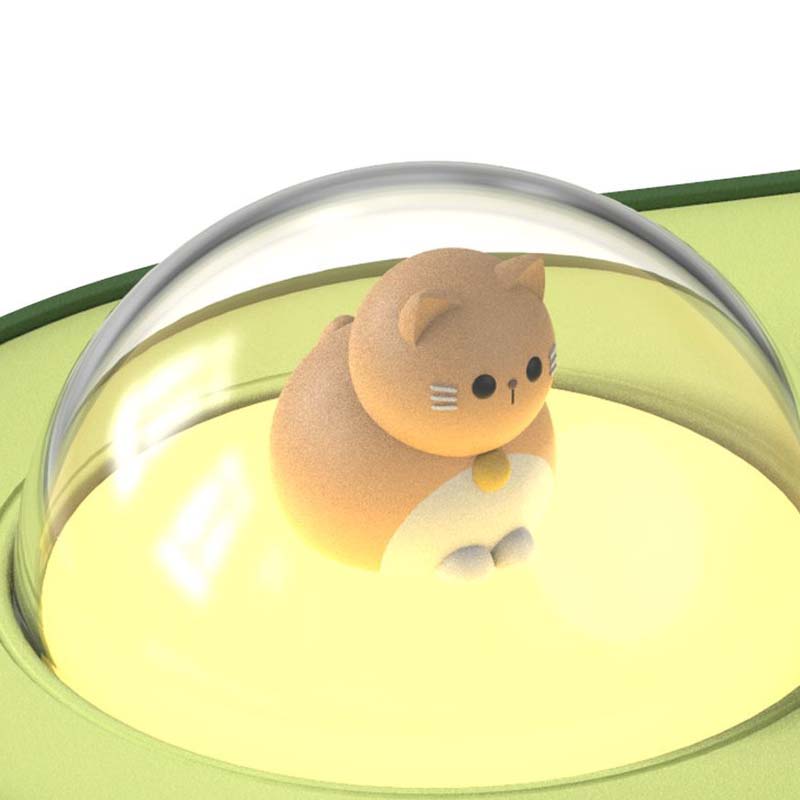 Portable USB avocado humidifier, AvoMist. Quiet desktop air purifier for home & office, adds moisture.