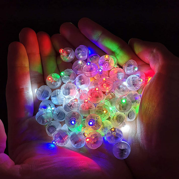 Battery operated mini LED glow pearls, portable party lights, ambient decor