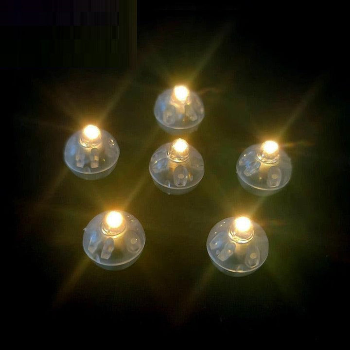 Collection of colorful mini LED glow pearls, versatile for various party decorations