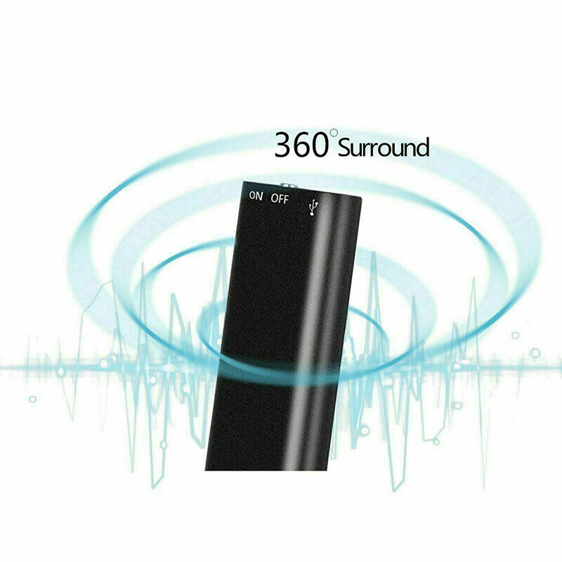 Electronic voice recorder, 8GB storage, u-disk function for quick data transfer