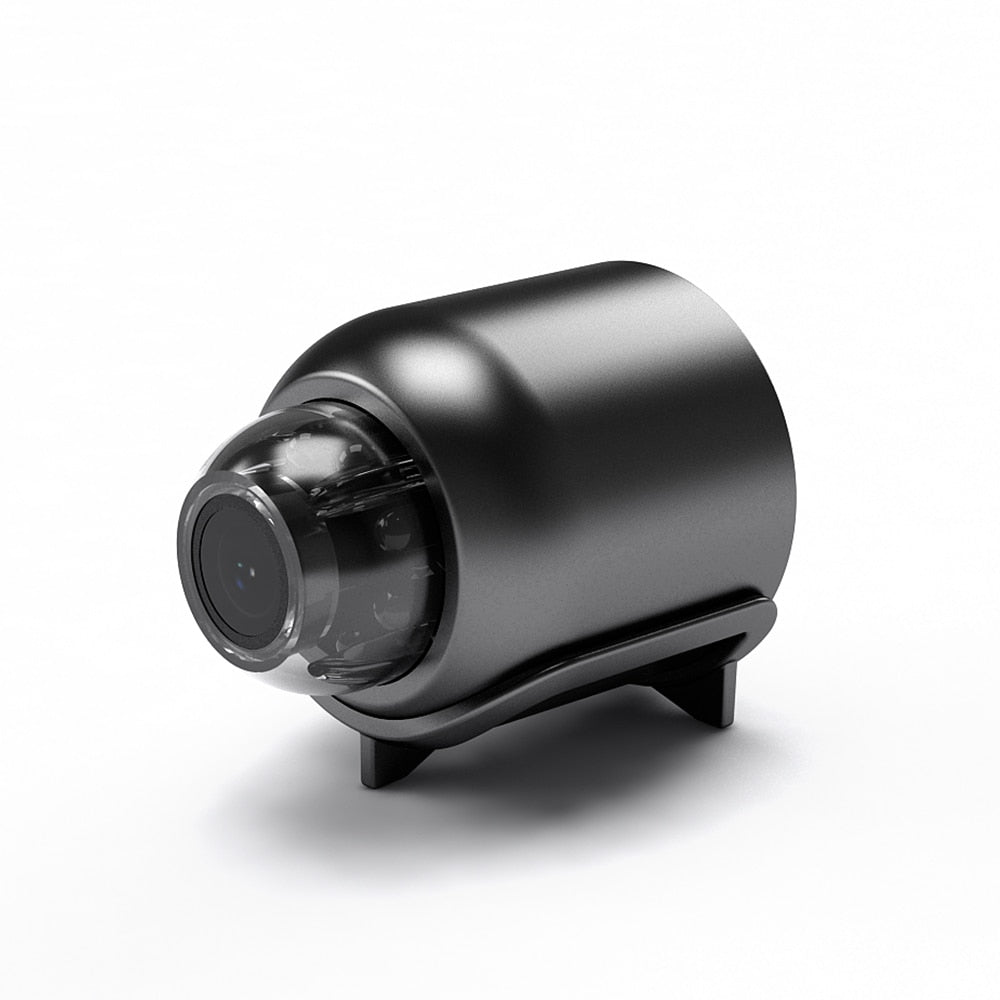 Mini WiFi Home Security Camera for outdoor & indoor surveillance. Compact, 1080p, smart home compatible.
