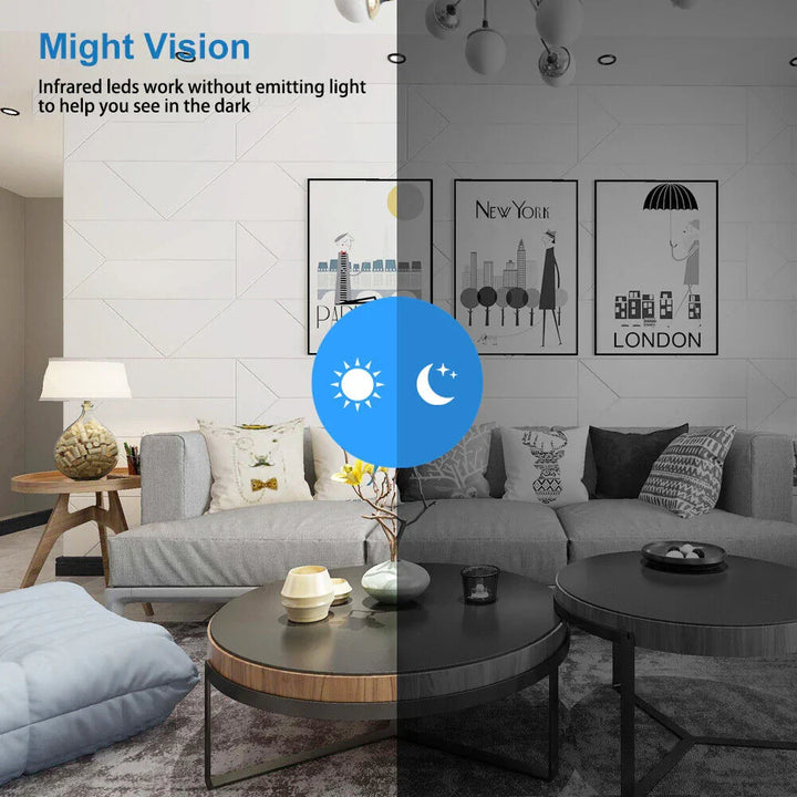 Versatile mini WiFi camera, perfect for pet monitoring, baby surveillance & home safety.