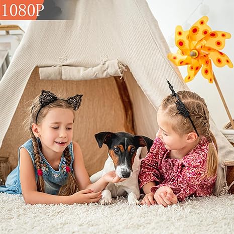1080P WiFi security camera provides smart home surveillance, easy wireless setup for indoor protection.