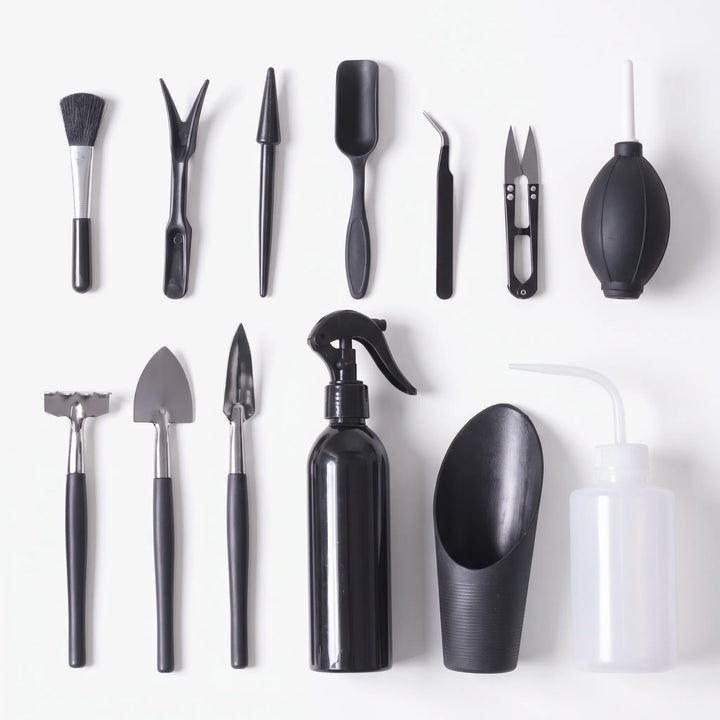 Succulent tools & houseplant accessories for delicate indoor plant care.