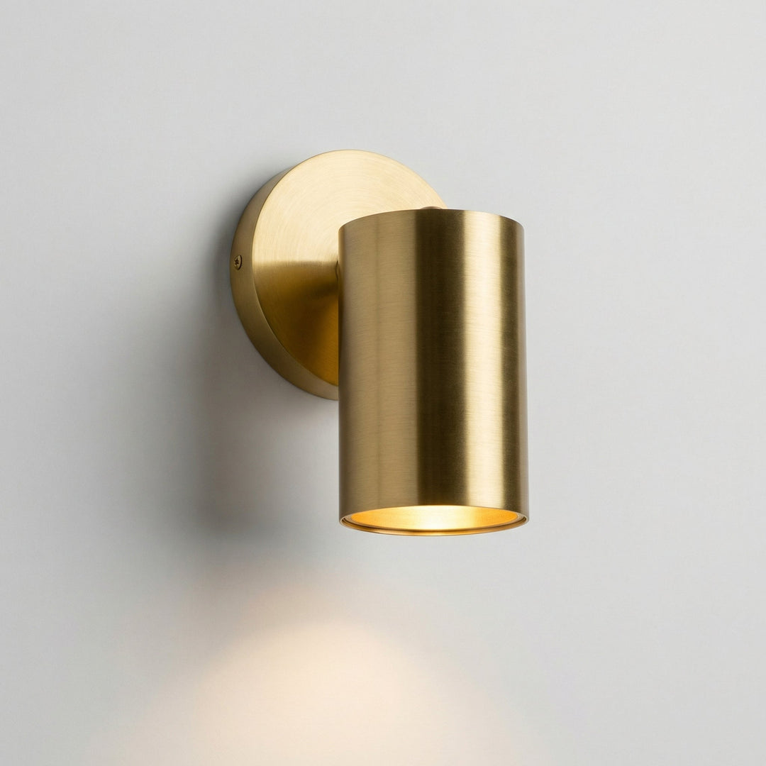 Elegant cylindrical LED wall sconce by NoirLume, ideal for adding a modern touch to indoor lighting.