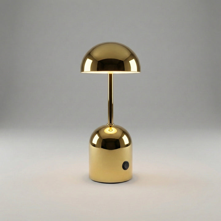 Clean and modern LED desk lamp, stepless dimming capability, Nordiqueo table lighting