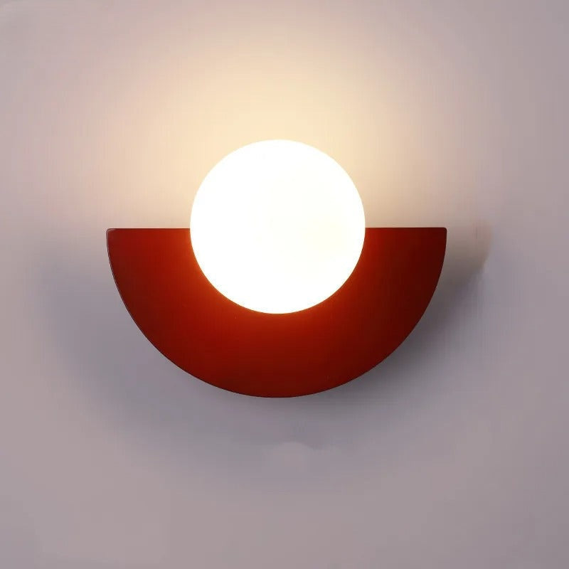 Contemporary semi-circle LED wall lamp, ArcLight, perfect for modern home decor lighting