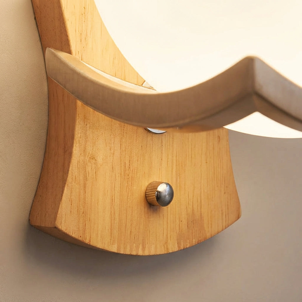 Modern spherical LED wall light from Zenivio, a sleek minimalist sconce perfect for hallways.