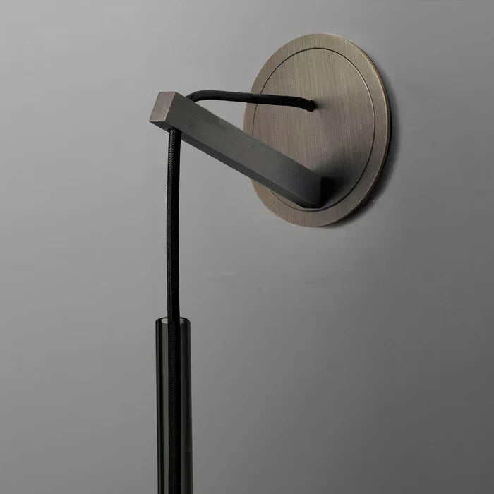 Modern minimalist LED wall lamp, Skandell design, ideal for stylish home lighting in glass and metal