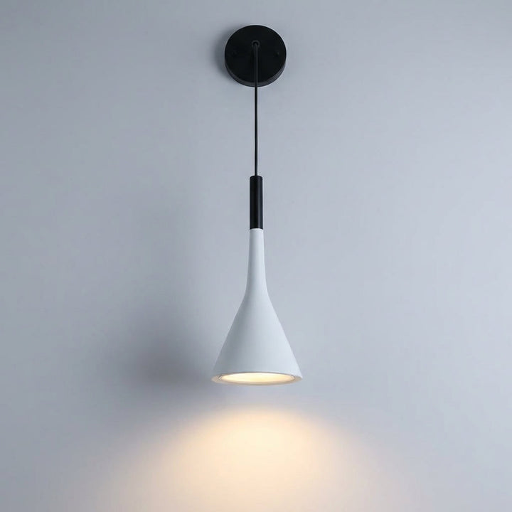 Adjustable minimalist pendant light by Glowren, wall mounted, ideal for contemporary interior lighting in modern homes