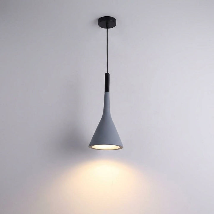 Contemporary Glowren wall pendant light, adjustable for precise illumination, minimalist design in durable resin aluminum