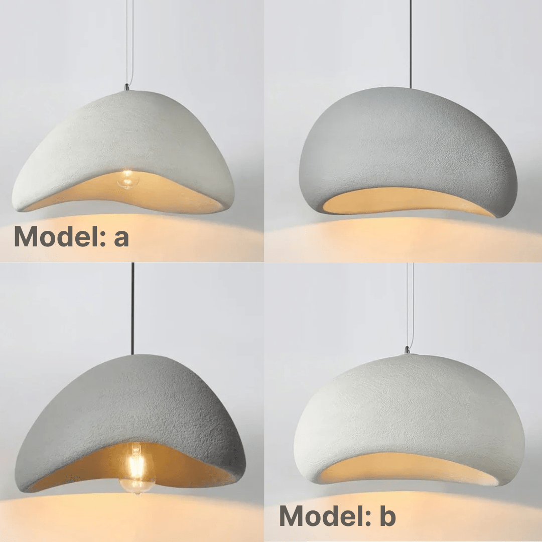 Adjustable modern LED pendant light, casts a warm glow, ideal for living spaces.