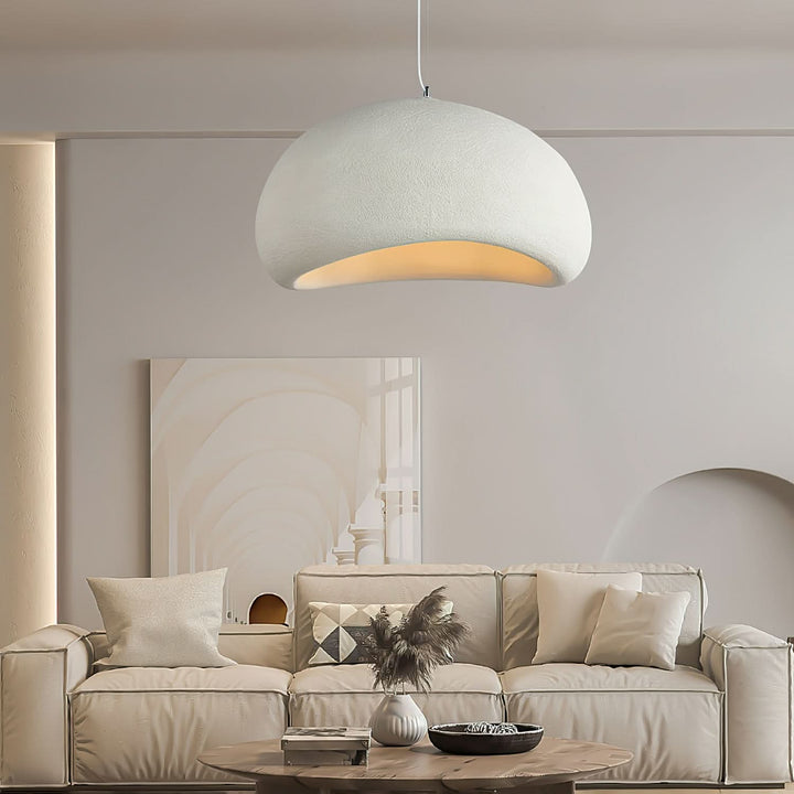 Dimmable LED pendant with E27 bulb, modern design for an inviting home ambiance.
