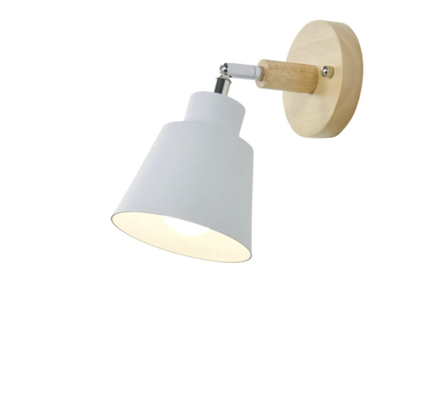 Elegant adjustable wall lamp with an integrated pull switch, perfect for adding modern lighting to any room.
