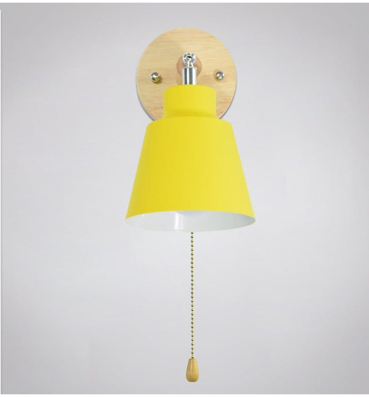 Sleek adjustable wall lamp by TwistGlow, featuring a pull switch for bedroom, living room, or reading light.