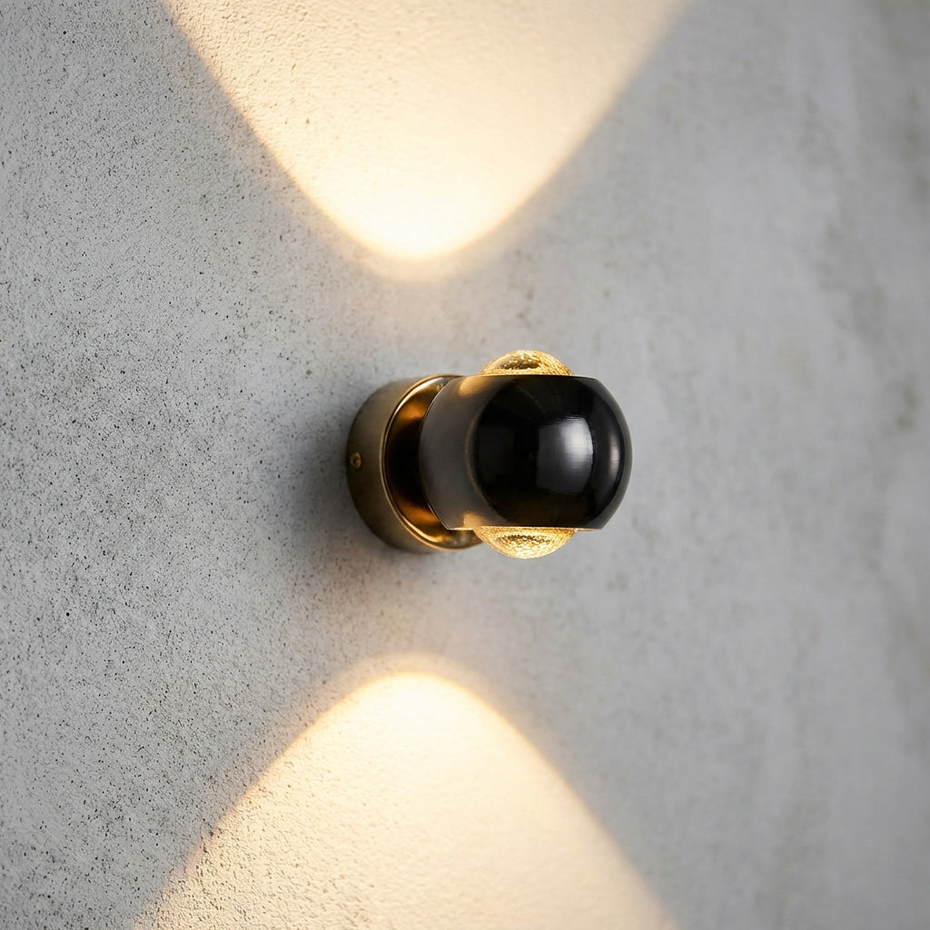 Modern adjustable warm LED wall sconce, Gintara decorative wall fixture, sleek indoor lighting