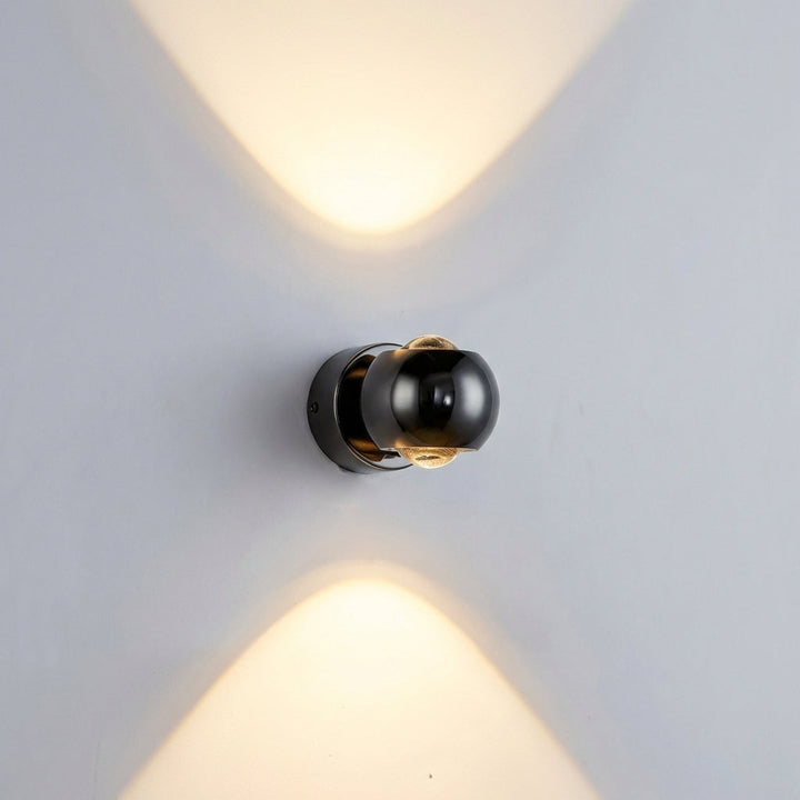 Stylish warm LED wall lamp, adjustable modern lighting for home decor and ambient light