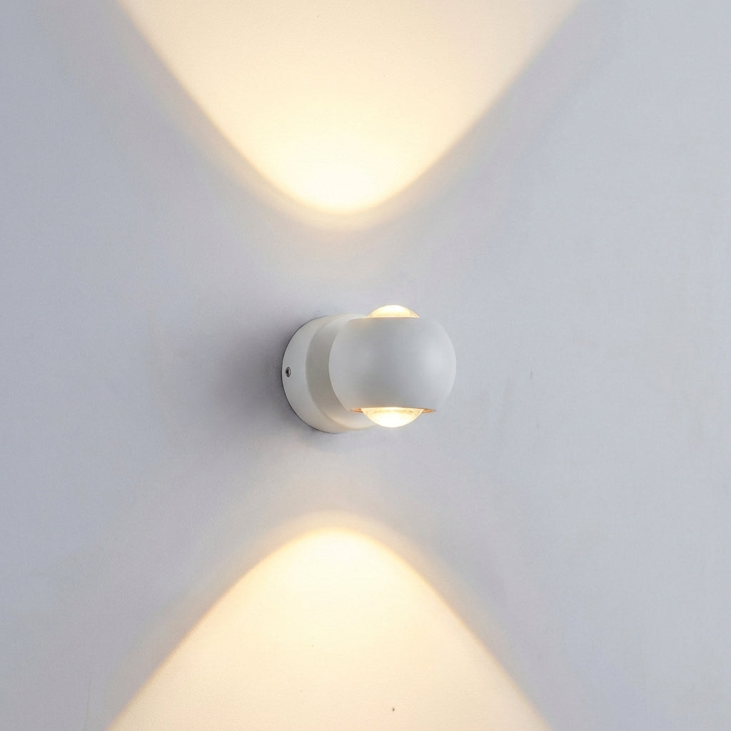 Sleek adjustable LED wall sconce, modern design for ambient home lighting and decor