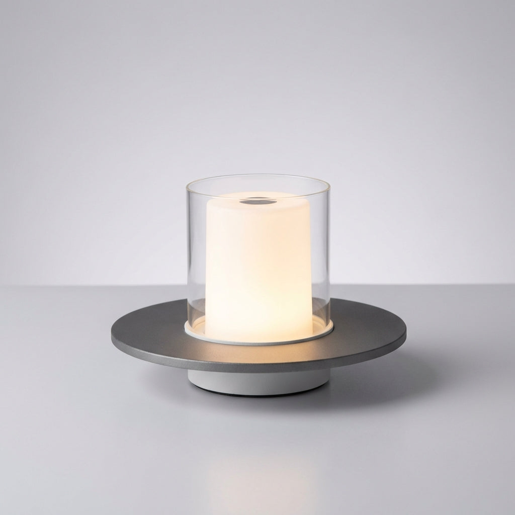 Sleek desk lamp, Solivon, provides modern ambient light perfect for contemporary home decor.