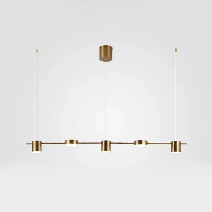 Adjustable modern black pendant light fixture, drum shape, for stylish home decor.