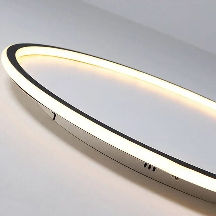 Energy-efficient LED ceiling light, Scandinavian design. Dimmable for modern living room & bedroom.