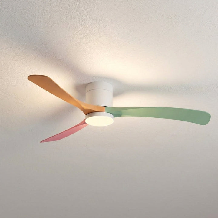 Energy-efficient modern ceiling fan with LED light. Ideal for cost-saving home cooling & bright lighting.