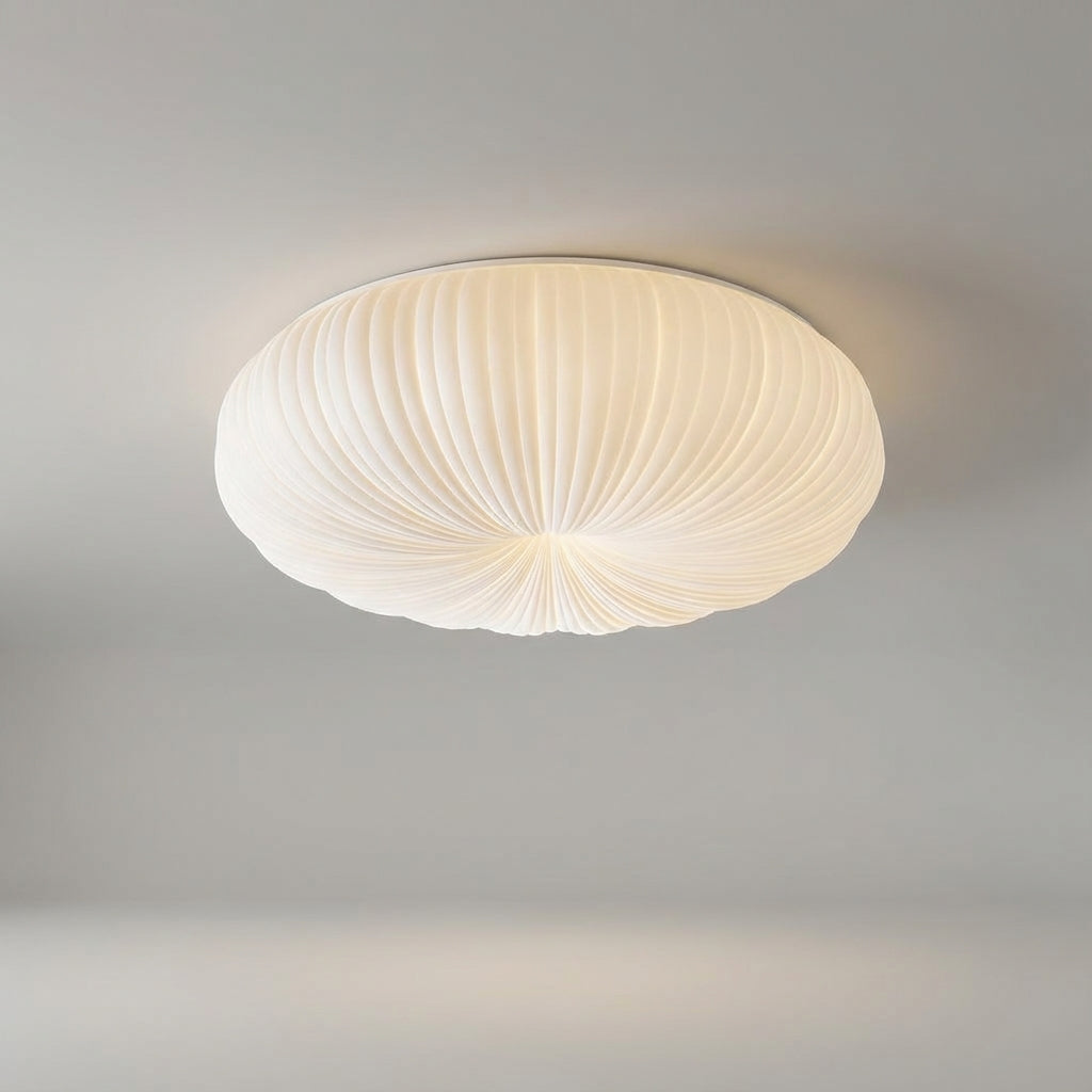 Ciravine modern flush mount LED light, a contemporary ceiling fixture for soft, ambient home decor.