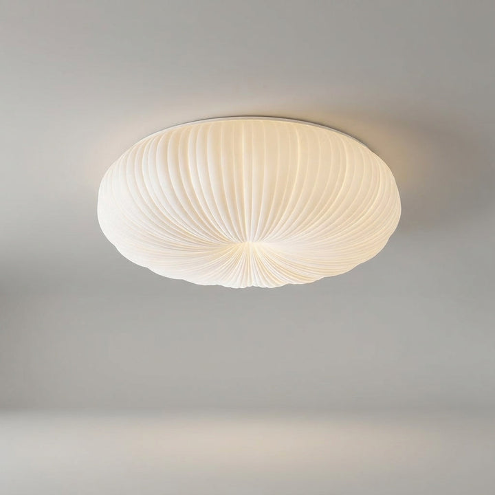 Ciravine modern flush mount LED light, a contemporary ceiling fixture for soft, ambient home decor.
