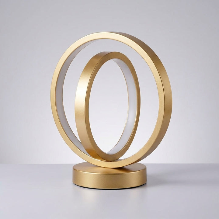USB powered AuraLoop accent lamp, a stylish circular light ideal for any modern room