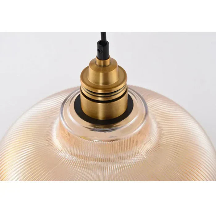 Minimalist modern glass pendant light, perfect statement ceiling light for living rooms.