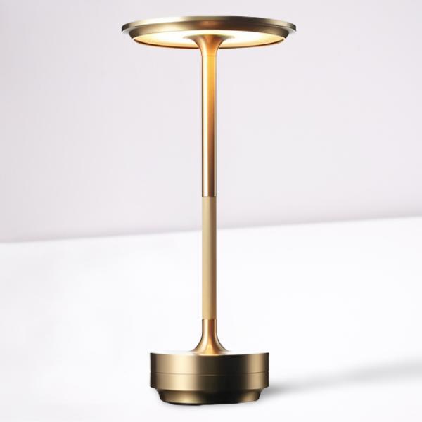 Adjustable ambient light from this modern cordless table lamp, cozy atmosphere.