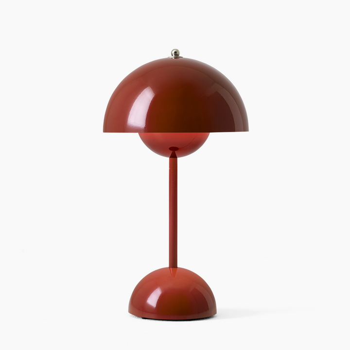 Dimmable wireless LED desk lamp. Modern lighting solution for home office or stylish accent in any room.