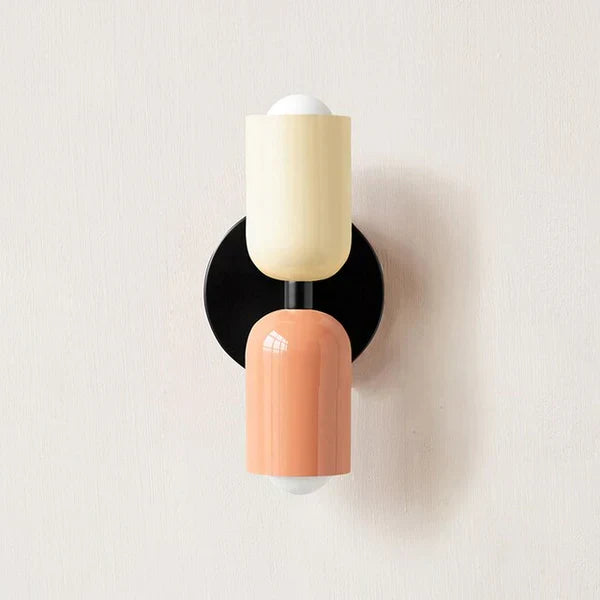 Home decor: DualGlow LED wall light, energy efficient, adjustable for modern living room spaces.