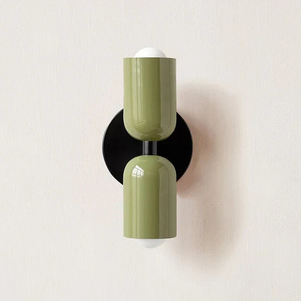Energy-efficient Modern Double LED Wall Lamp, up/down lighting, perfect for accent walls.