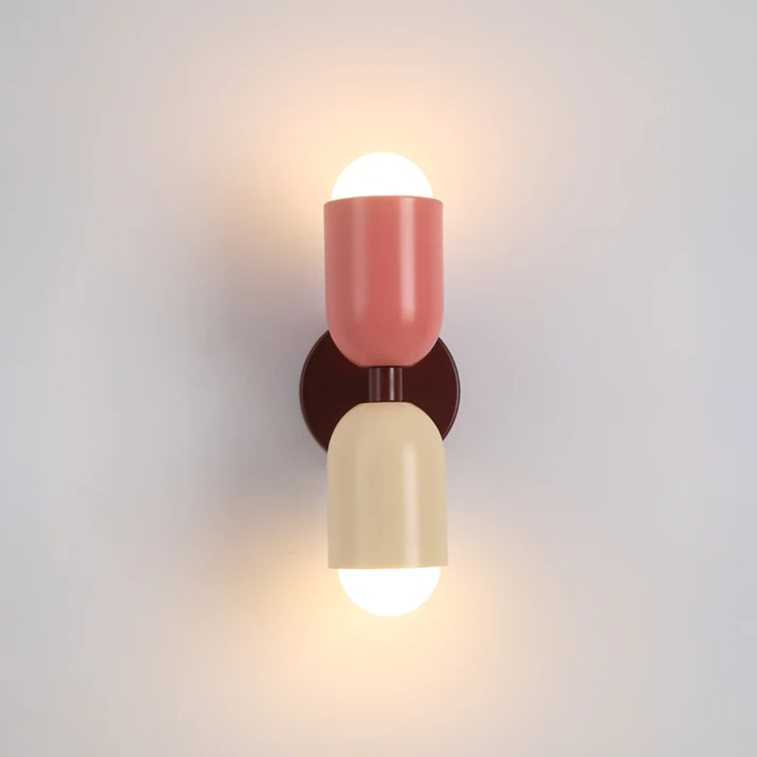 Energy-efficient modern LED wall lamp, offering dual-direction illumination and a minimalist design for interiors.