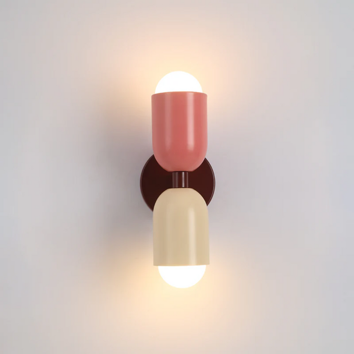 Energy-efficient modern LED wall lamp, offering dual-direction illumination and a minimalist design for interiors.