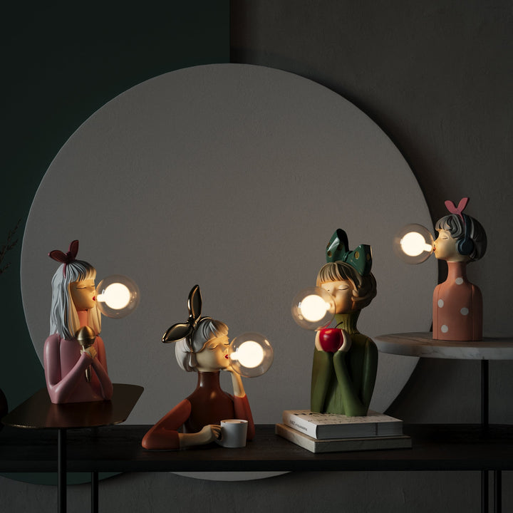 Contemporary EleganceCraft table lamp, a handmade wood design piece for modern home decor lighting.