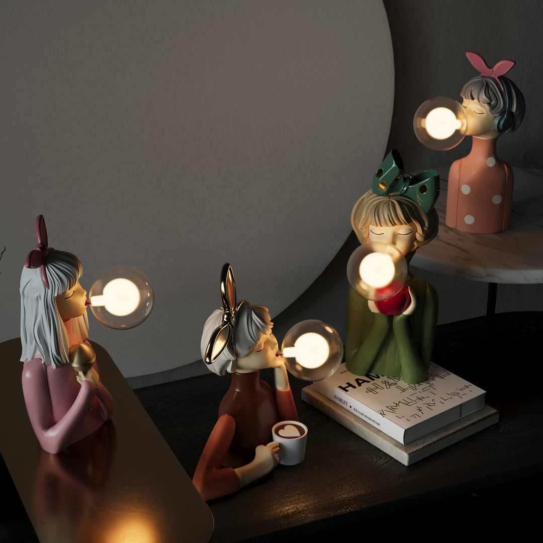 Stylish EleganceCraft table lamp, a unique decorative wood fixture for elegant modern interior design.