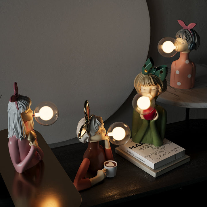 Stylish EleganceCraft table lamp, a unique decorative wood fixture for elegant modern interior design.