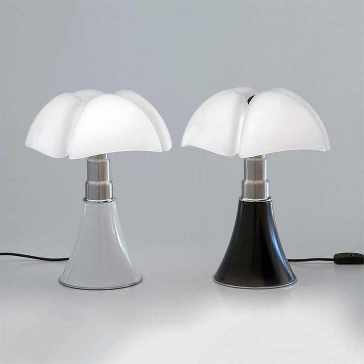 Stylish modern flower table lamp, a dimmable LED accent light to enhance any home decor.