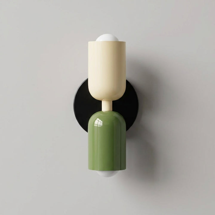 Luminore modern wall sconce, geometric form offering unique decorative lighting