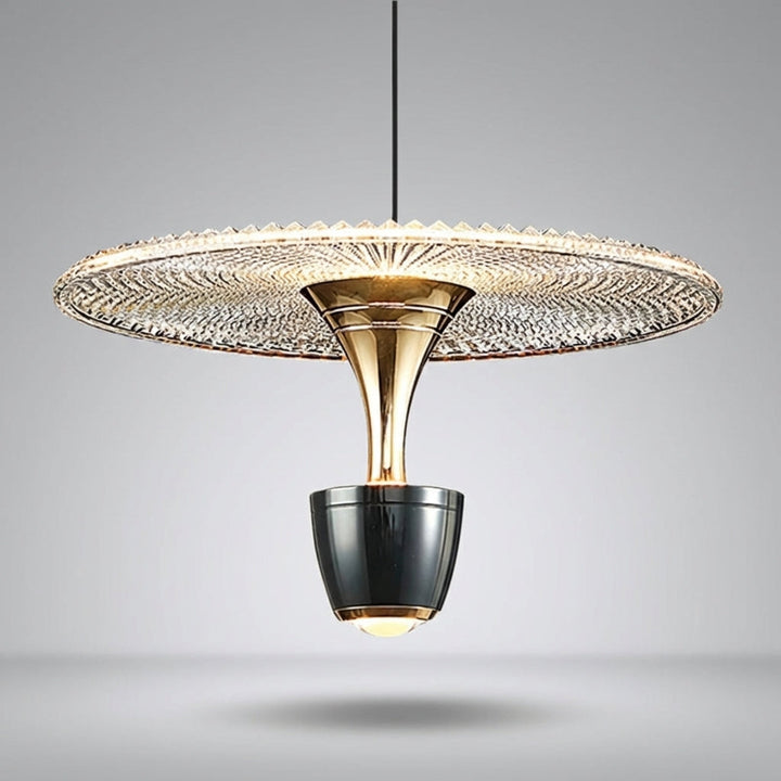 Sleek modern pendant ceiling light, ideal minimalist decor for stylish living rooms and dining areas.