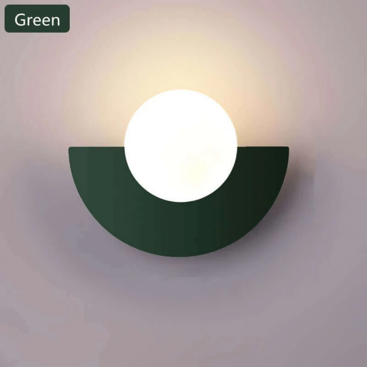 Minimalist Half Moon LED Wall Lamp. Modern metal design delivers subtle ambient light for contemporary decor.