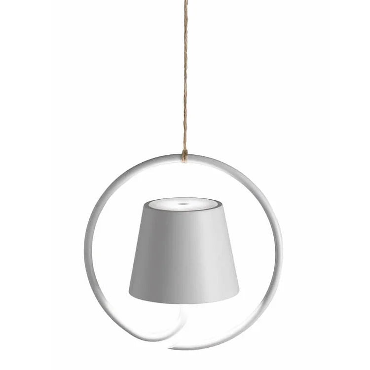 Unisex AuraGlow modern LED pendant light, offering versatile lighting for any contemporary space.