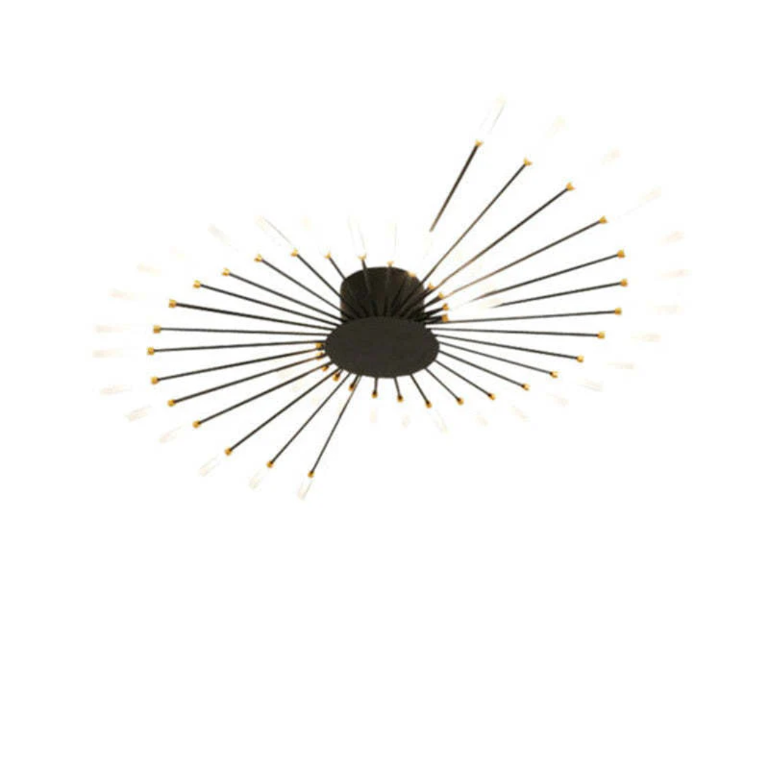 Luxury gold LED ceiling light, designed for a sophisticated living room or master suite
