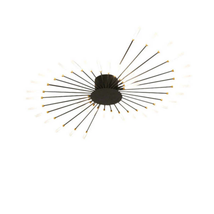 Luxury gold LED ceiling light, designed for a sophisticated living room or master suite